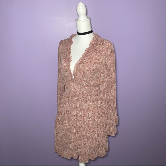 SEE NEW LISTING NWT She + Sky Pink Snake Print Ruffle Dress - Picture 9 of 16
